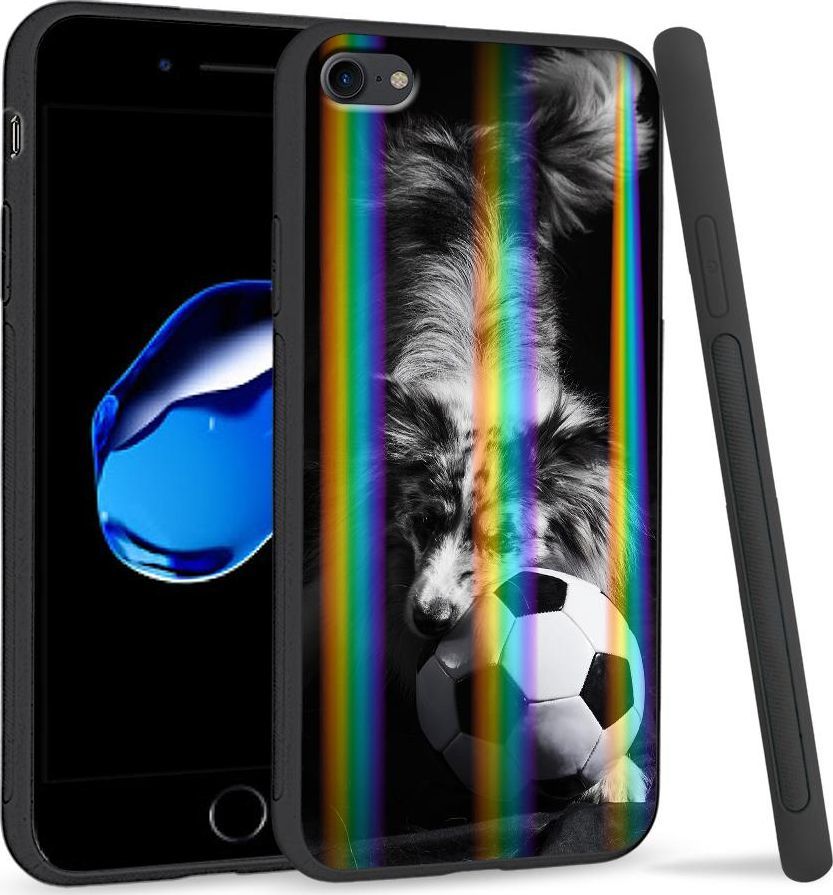 Super Fashion Etui Rainbow Series na Apple iPhone 7 Dog with ball 1