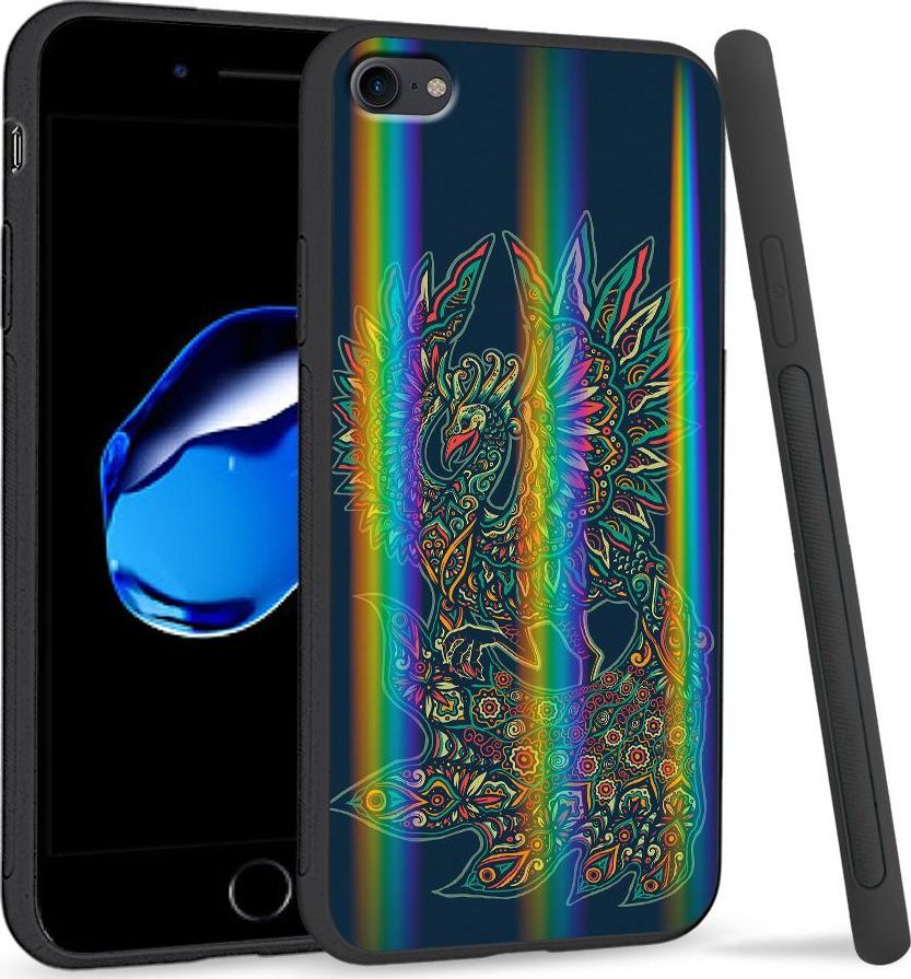 Super Fashion Etui Rainbow Series na Apple iPhone 7 Kolporowe ptaki 1