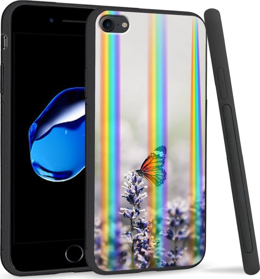 Super Fashion Etui Rainbow Series na Apple iPhone 7 Motyl 1