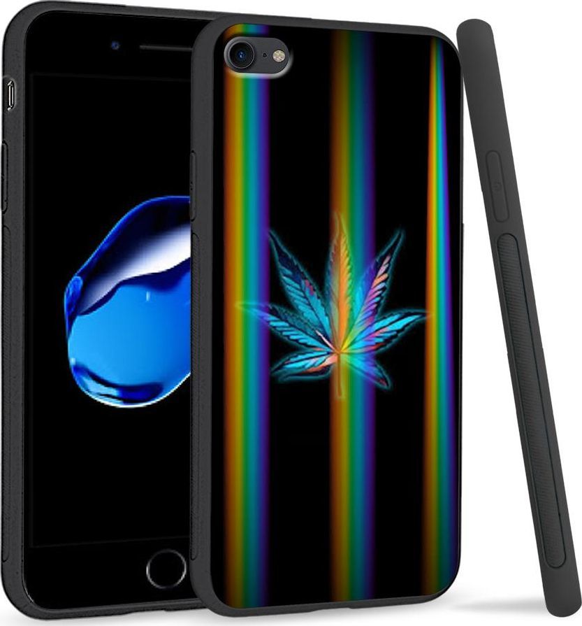 Super Fashion Etui Rainbow Series na Apple iPhone 7 Liść 1