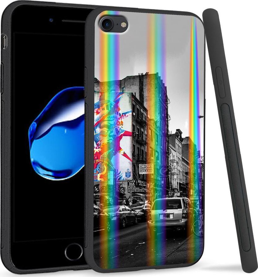 Super Fashion Etui Rainbow Series na Apple iPhone 7 Miasto 1