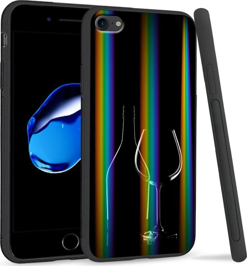 Super Fashion Etui Rainbow Series na Apple iPhone 7 Wino 1