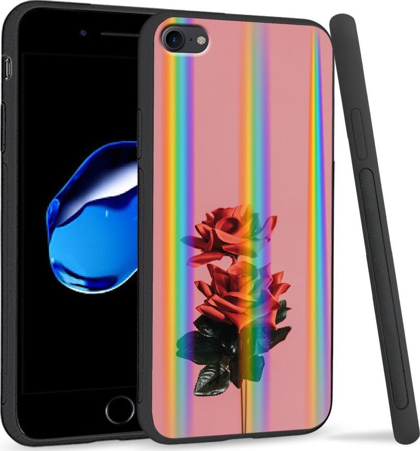 Super Fashion Etui Rainbow Series na Apple iPhone 7 Rose love 1