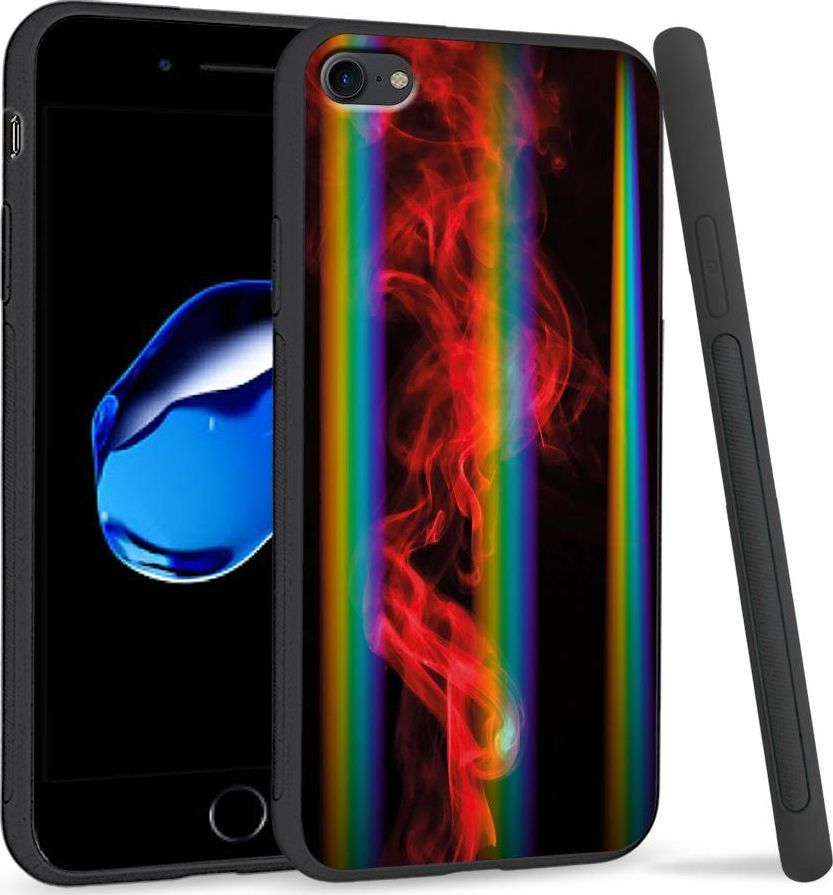 Super Fashion Etui Rainbow Series na Apple iPhone 7 Red smoke 1