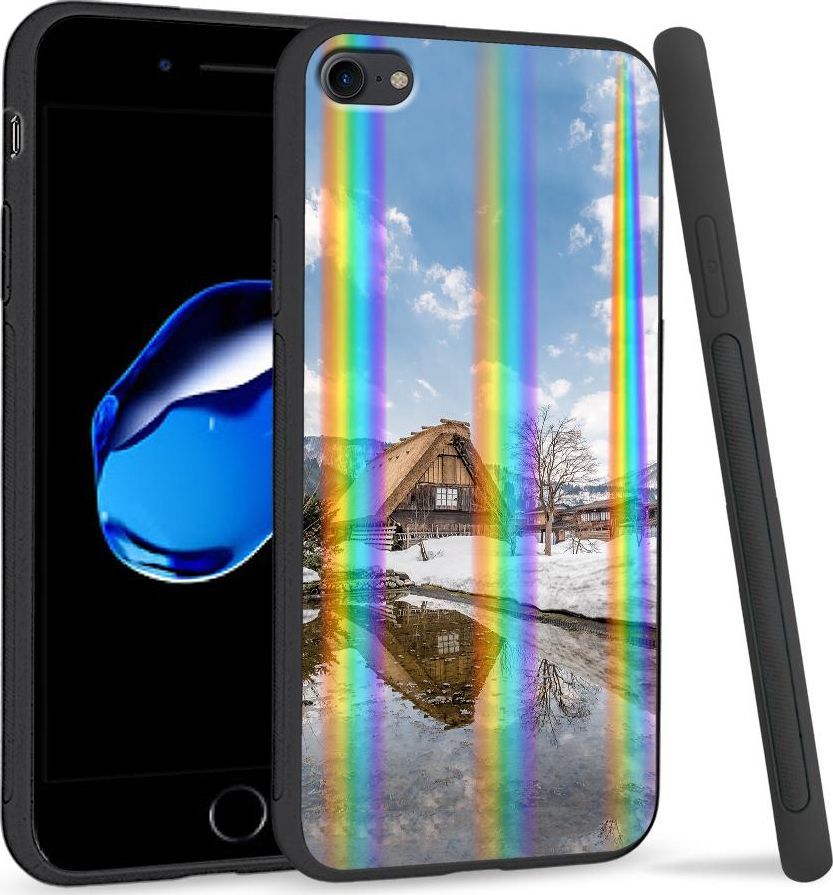 Super Fashion Etui Rainbow Series na Apple iPhone 7 Górska chata 1