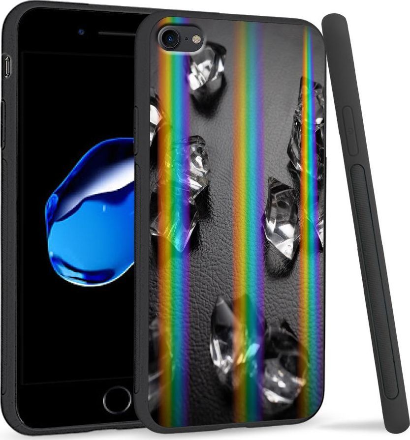 Super Fashion Etui Rainbow Series na Apple iPhone 7 Glass Cube 1