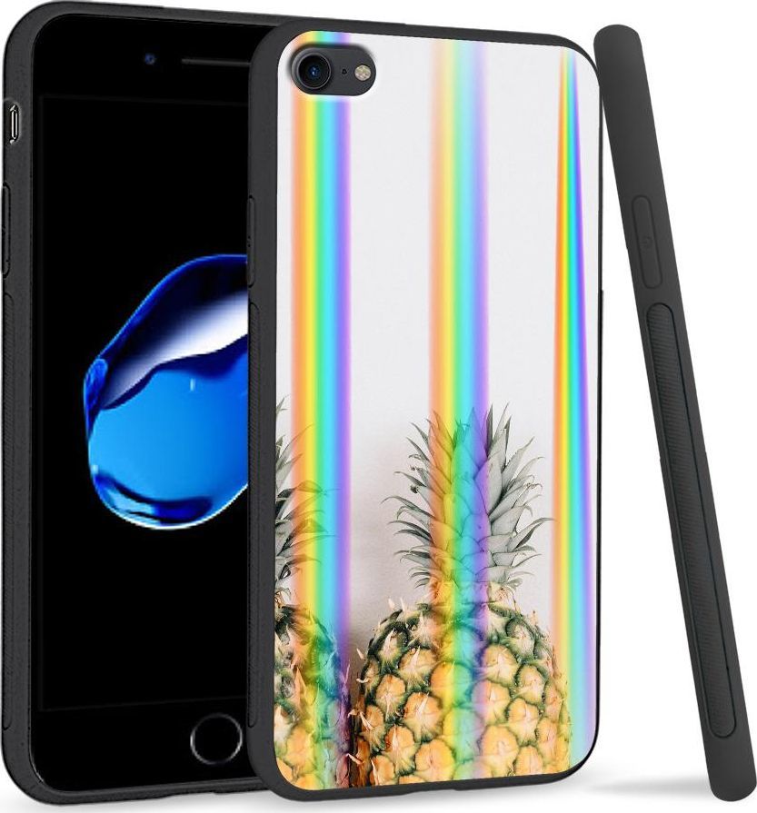 Super Fashion Etui Rainbow Series na Apple iPhone 7 Ananas 1
