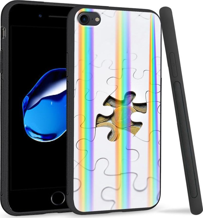 Super Fashion Etui Rainbow Series na Apple iPhone 7 Puzzle 1