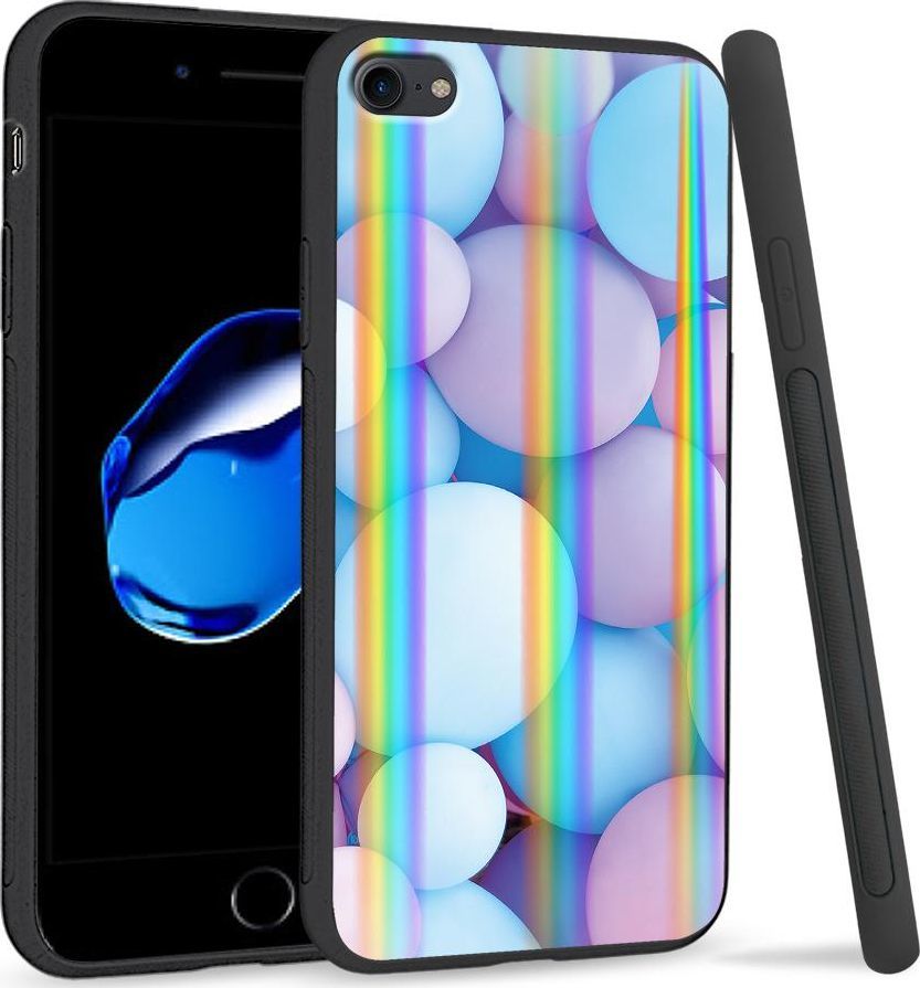 Super Fashion Etui Rainbow Series na Apple iPhone 7 Pastelowe balony 1