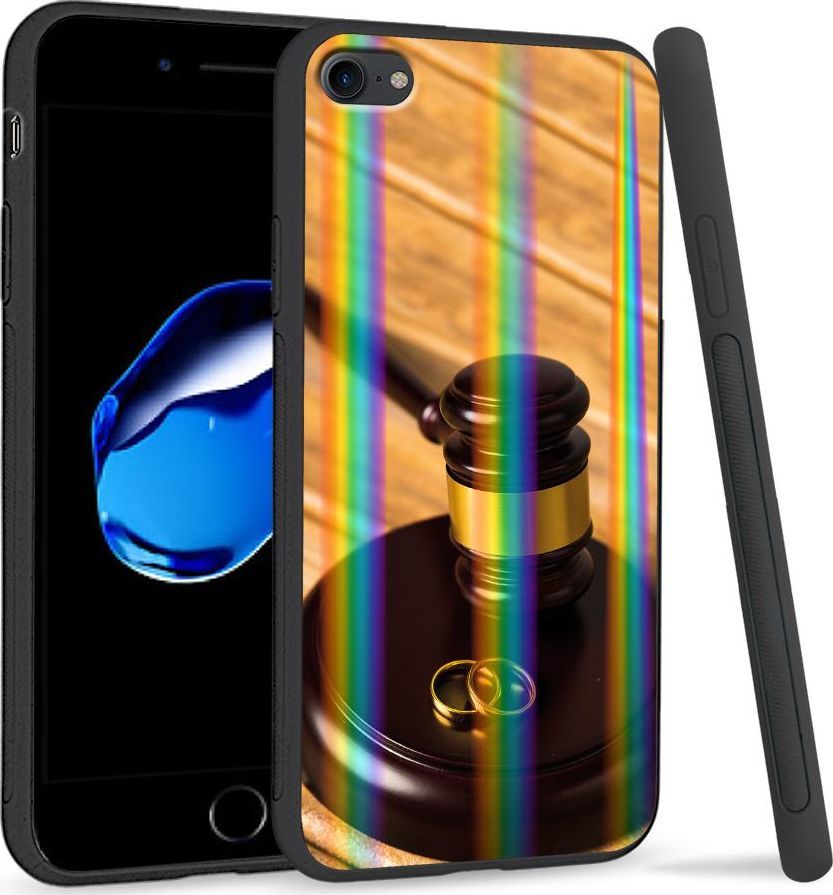 Super Fashion Etui Rainbow Series na Apple iPhone 7 Obrączki 1