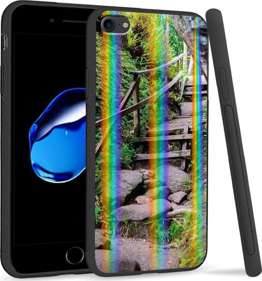 Super Fashion Etui Rainbow Series na Apple iPhone 7 Leścia ścieżka 1