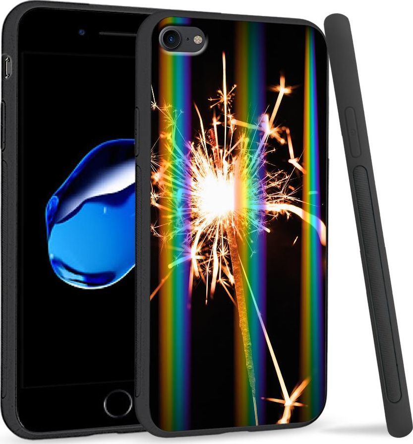 Super Fashion Etui Rainbow Series na Apple iPhone 7 Zimne ognie 1