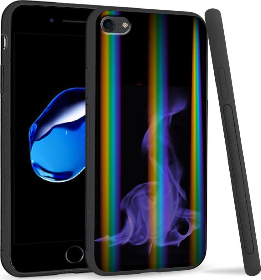 Super Fashion Etui Rainbow Series na Apple iPhone 7 Fioletowy dym 1