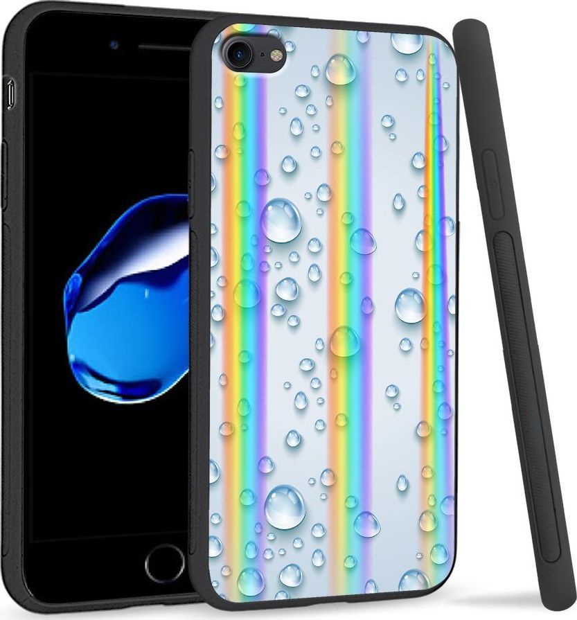 Super Fashion Etui Rainbow Series na Apple iPhone 7 Droplets 1