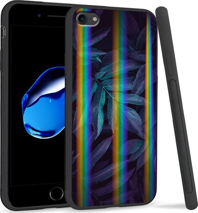 Super Fashion Etui Rainbow Series na Apple iPhone 7 Night leaves 1