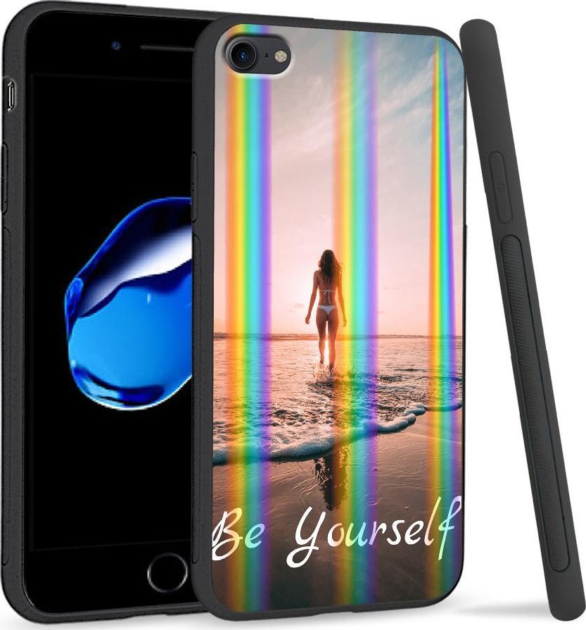 Super Fashion Etui Rainbow Series na Apple iPhone 7 Be Yourself 1