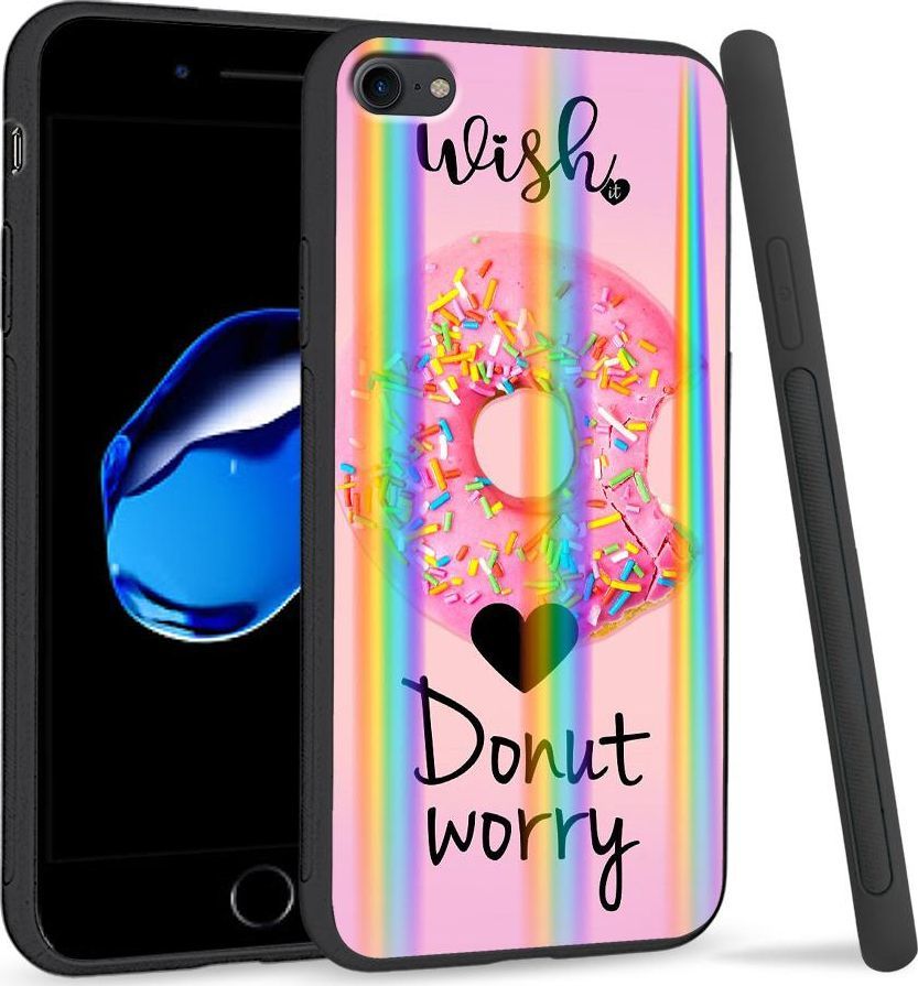 Super Fashion Etui Rainbow Series na Apple iPhone 7 Black Kitty 1