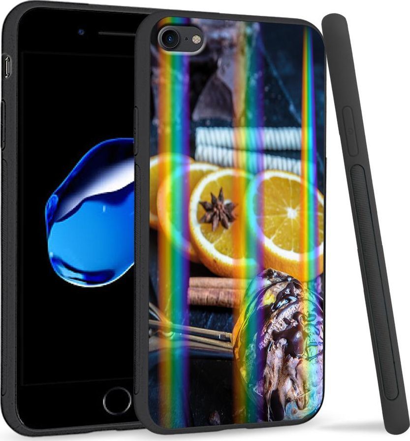 Super Fashion Etui Rainbow Series na Apple iPhone 7 Choco lemon 1