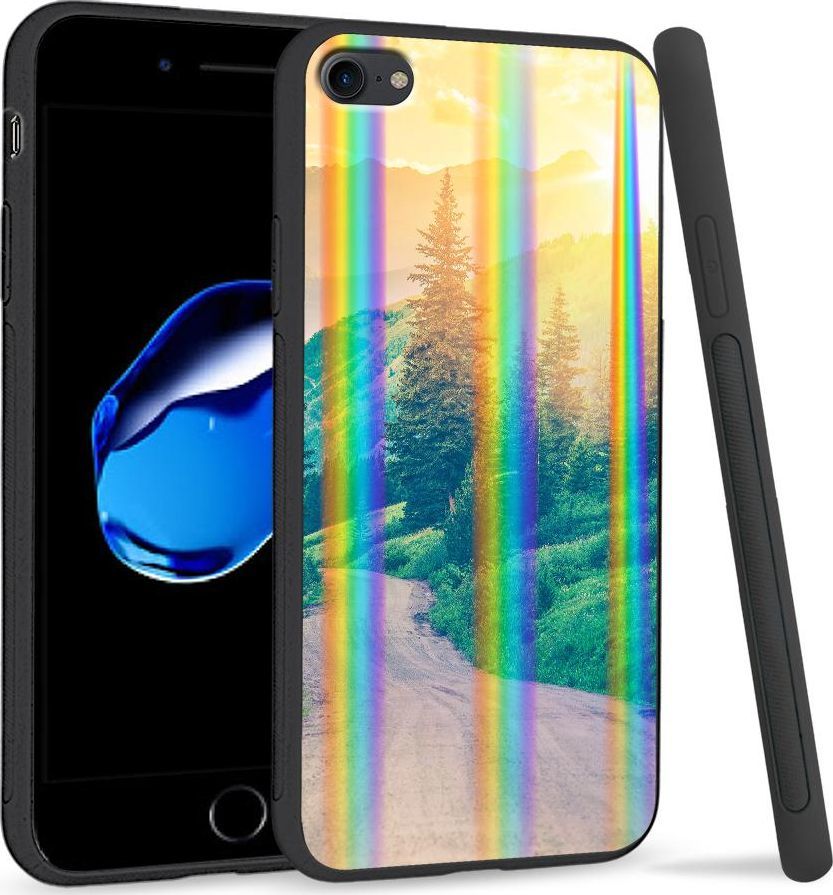 Super Fashion Etui Rainbow Series na Apple iPhone 7 Village roads 1