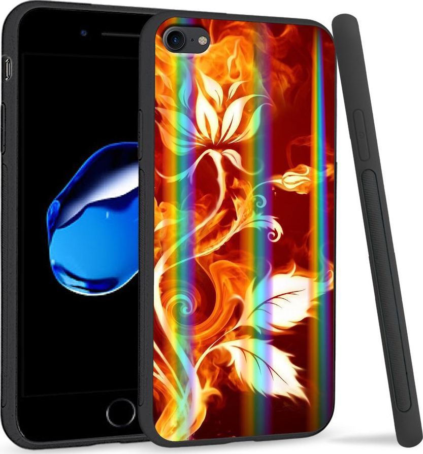 Super Fashion Etui Rainbow Series na Apple iPhone 7 Frozen Flower 1