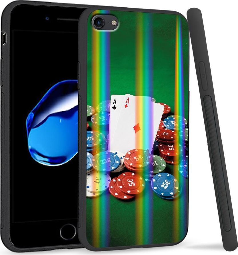 Super Fashion Etui Rainbow Series na Apple iPhone 7 Poker 1