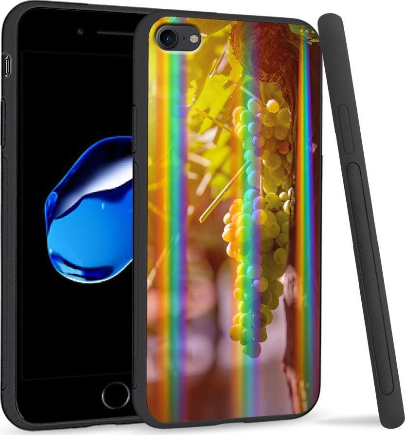 Super Fashion Etui Rainbow Series na Apple iPhone 7 Kiść winogron 1