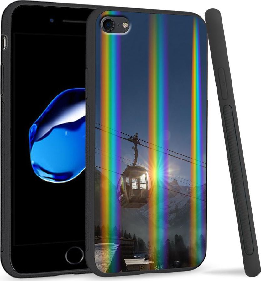 Super Fashion Etui Rainbow Series na Apple iPhone 7 Kolejka linowa 1