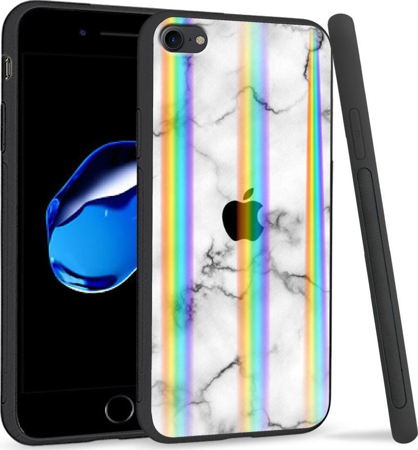 Super Fashion Etui Rainbow Series na Apple iPhone 7 Marble Apple 1
