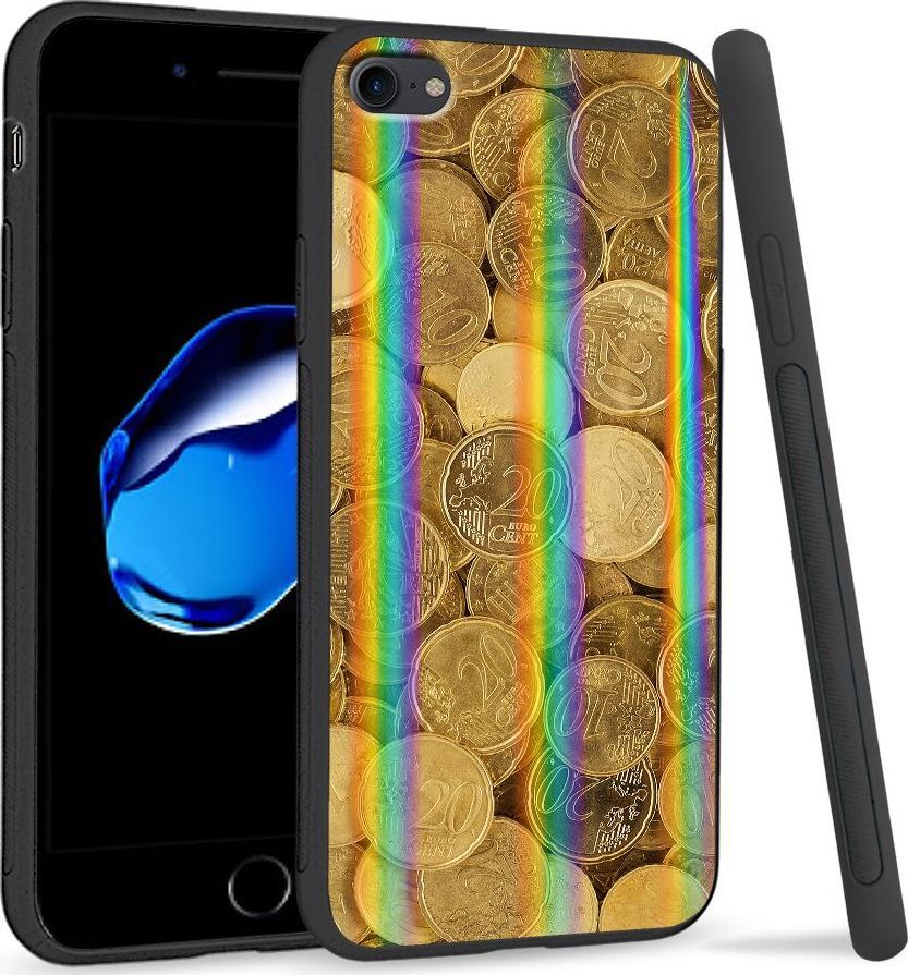 Super Fashion Etui Rainbow Series na Apple iPhone 7 Coins 1