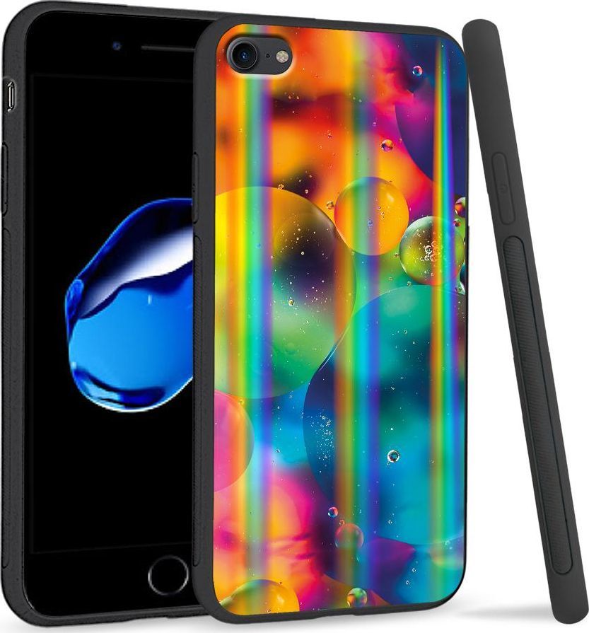 Super Fashion Etui Rainbow Series na Apple iPhone 7 Kolorowe bańki 1