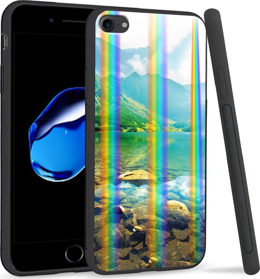 Super Fashion Etui Rainbow Series na Apple iPhone 7 Jezioro 1