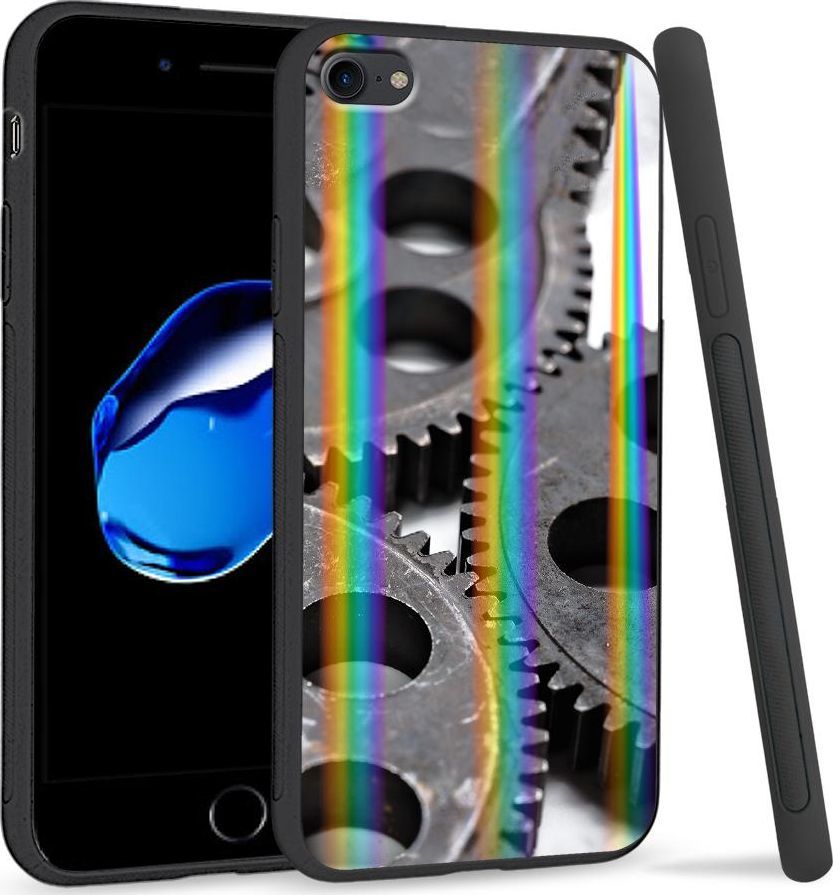 Super Fashion Etui Rainbow Series na Apple iPhone 7 Koła zębate 1