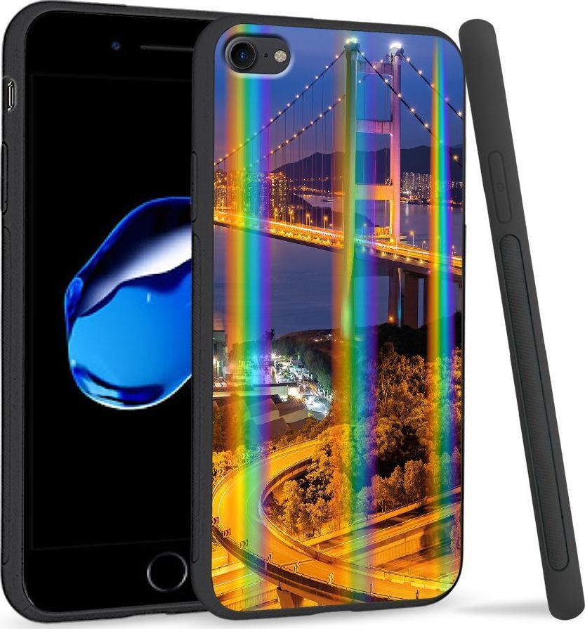 Super Fashion Etui Rainbow Series na Apple iPhone 7 Bridges 1