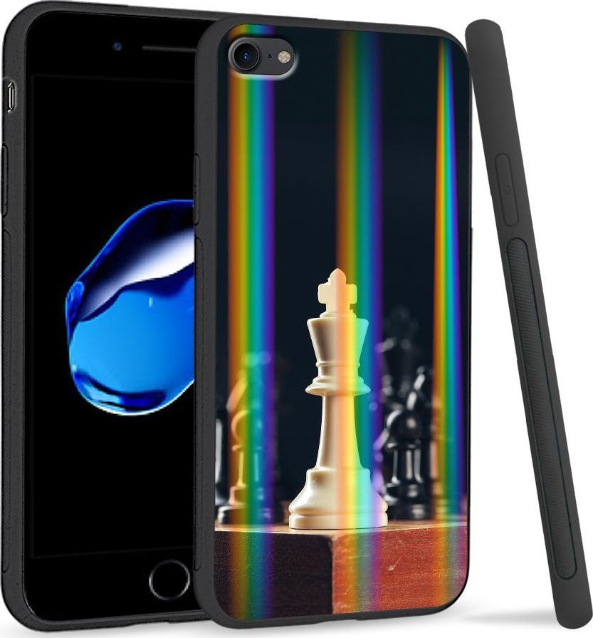 Super Fashion Etui Rainbow Series na Apple iPhone 7 Szachy 1