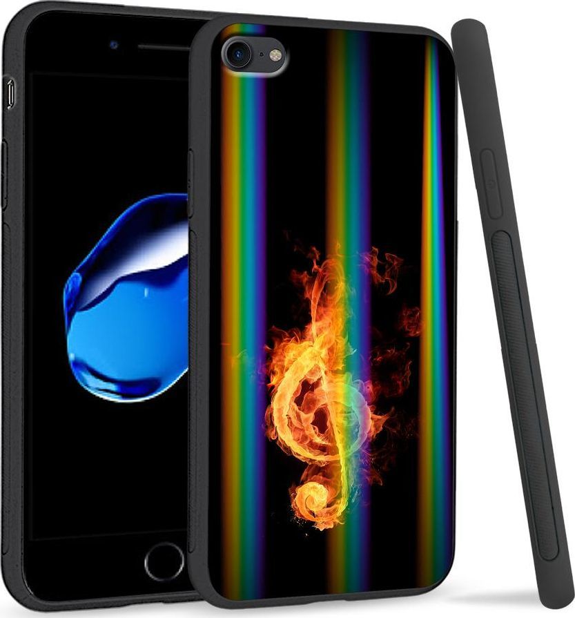 Super Fashion Etui Rainbow Series na Apple iPhone 7 Fire Clef 1