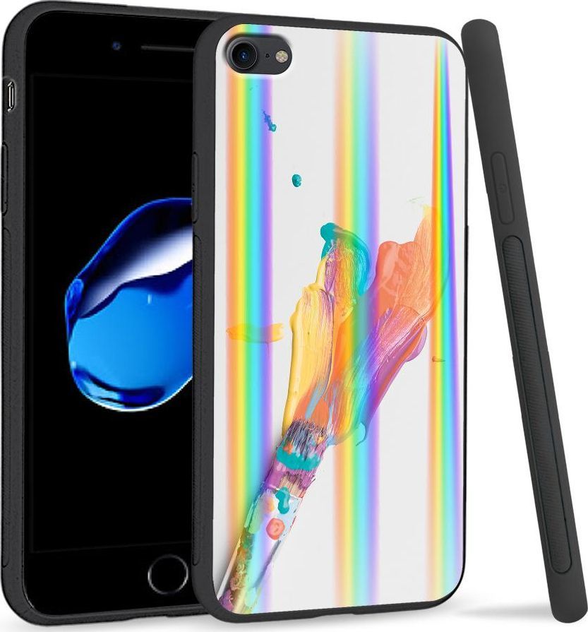 Super Fashion Etui Rainbow Series na Apple iPhone 7 Pastelowe farby 1