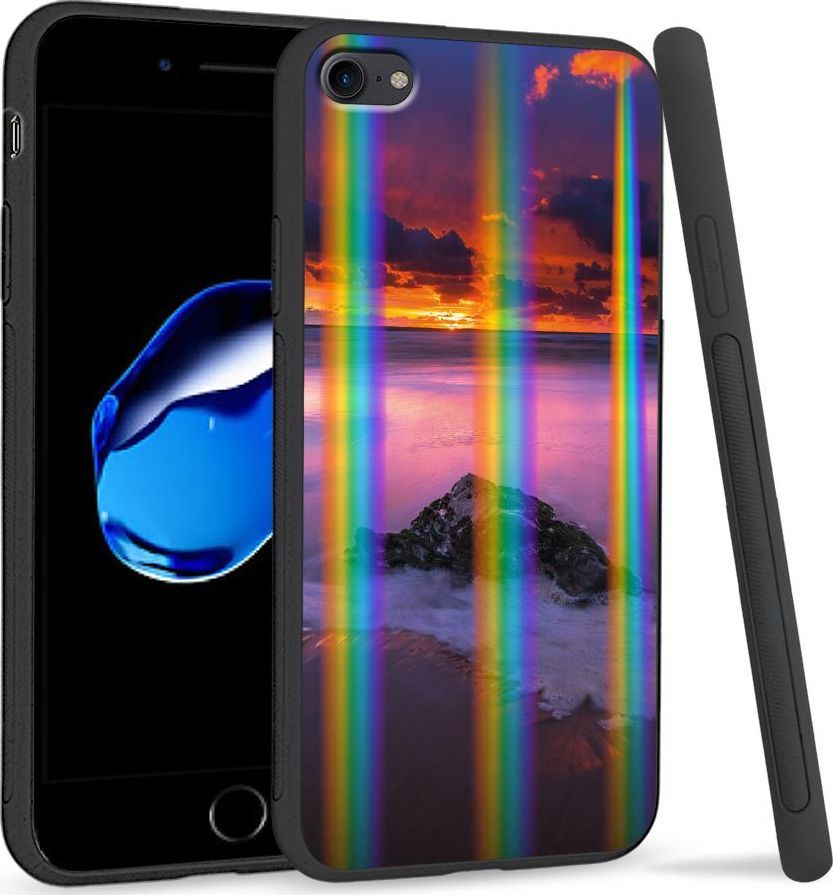 Super Fashion Etui Rainbow Series na Apple iPhone 7 Sunset beach 1