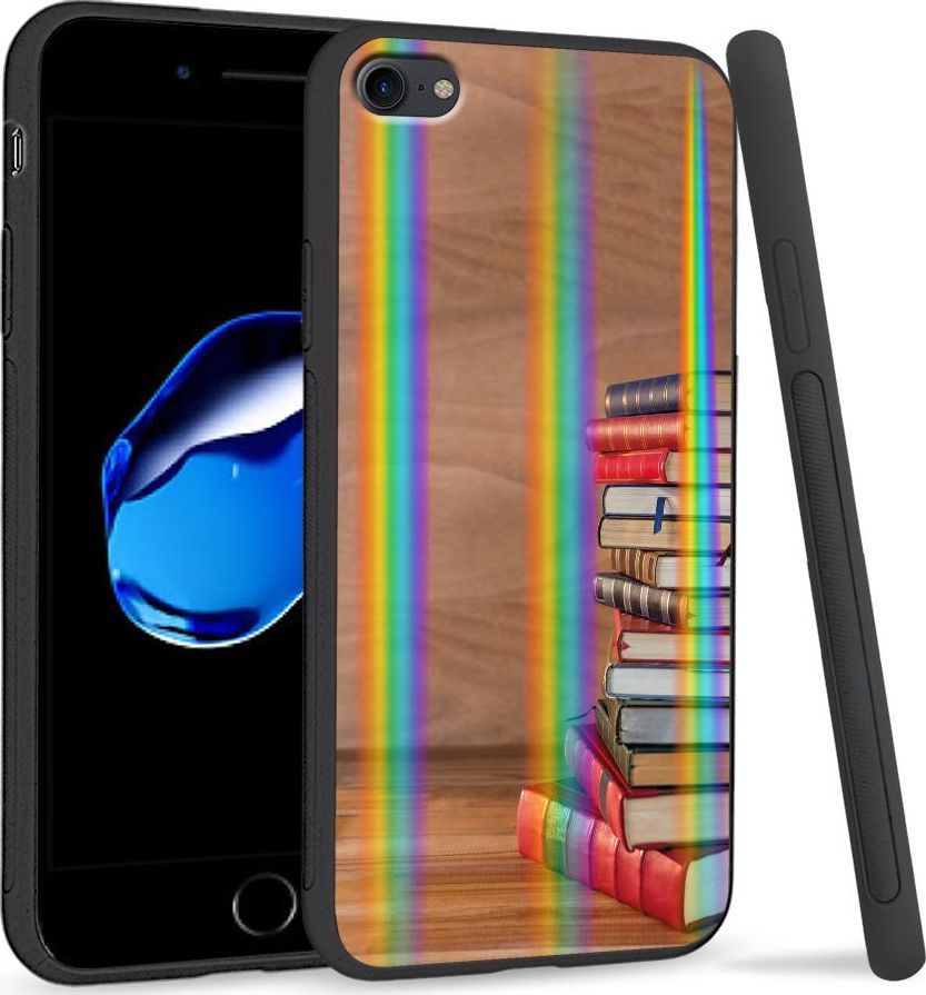 Super Fashion Etui Rainbow Series na Apple iPhone 7 Książki 1