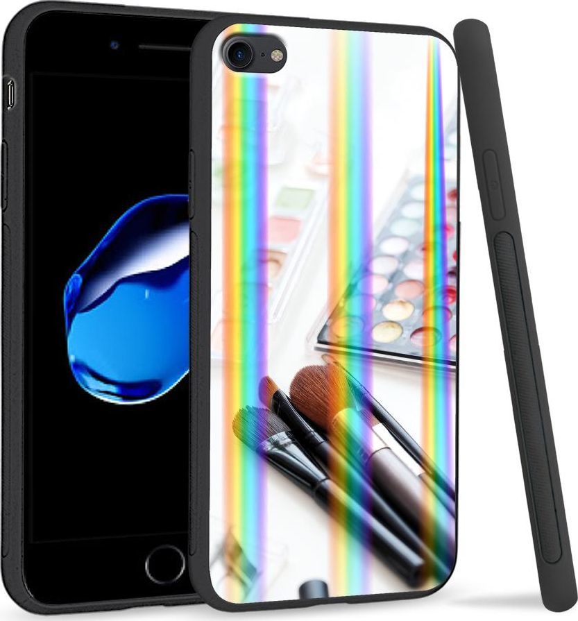 Super Fashion Etui Rainbow Series na Apple iPhone 7 Makijaż 1
