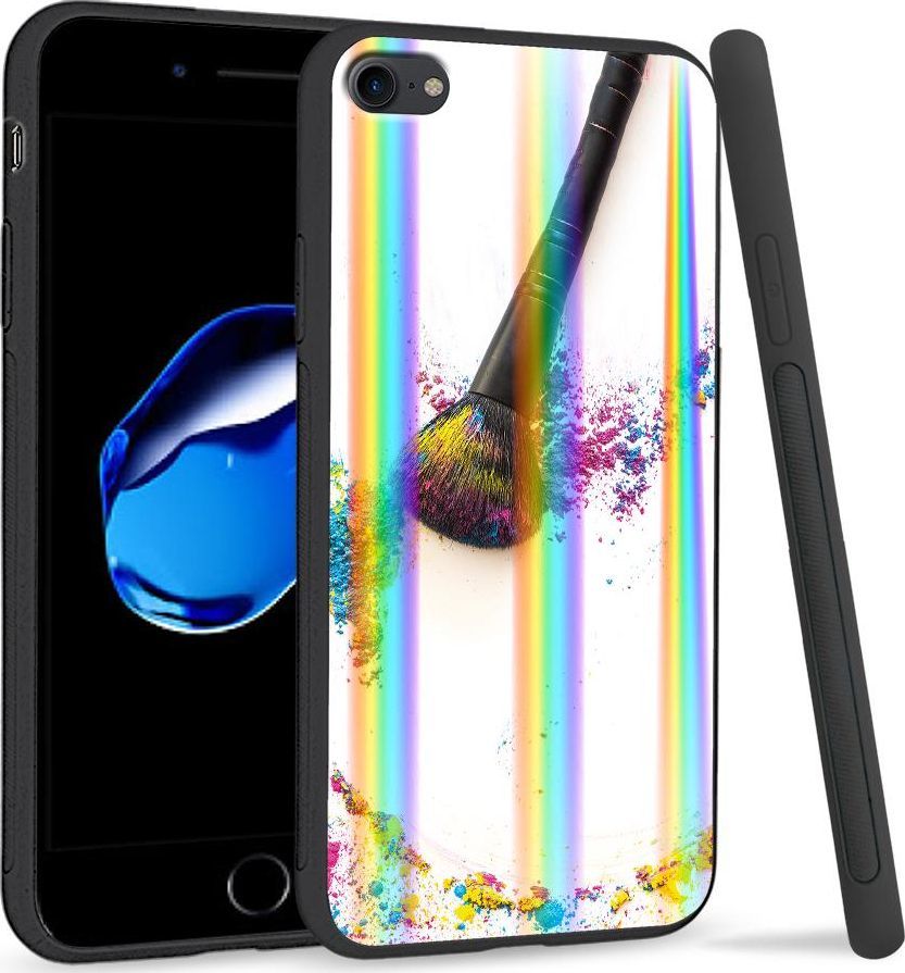 Super Fashion Etui Rainbow Series na Apple iPhone 7 Kolorowy puder 1