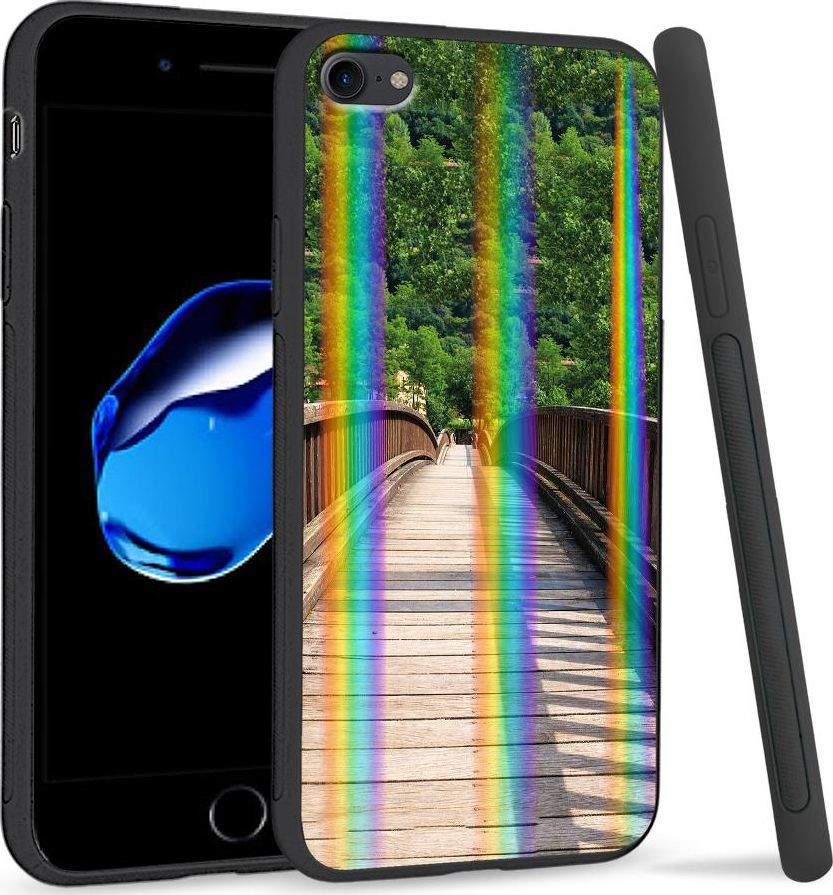 Super Fashion Etui Rainbow Series na Apple iPhone 7 Drewniany most 1
