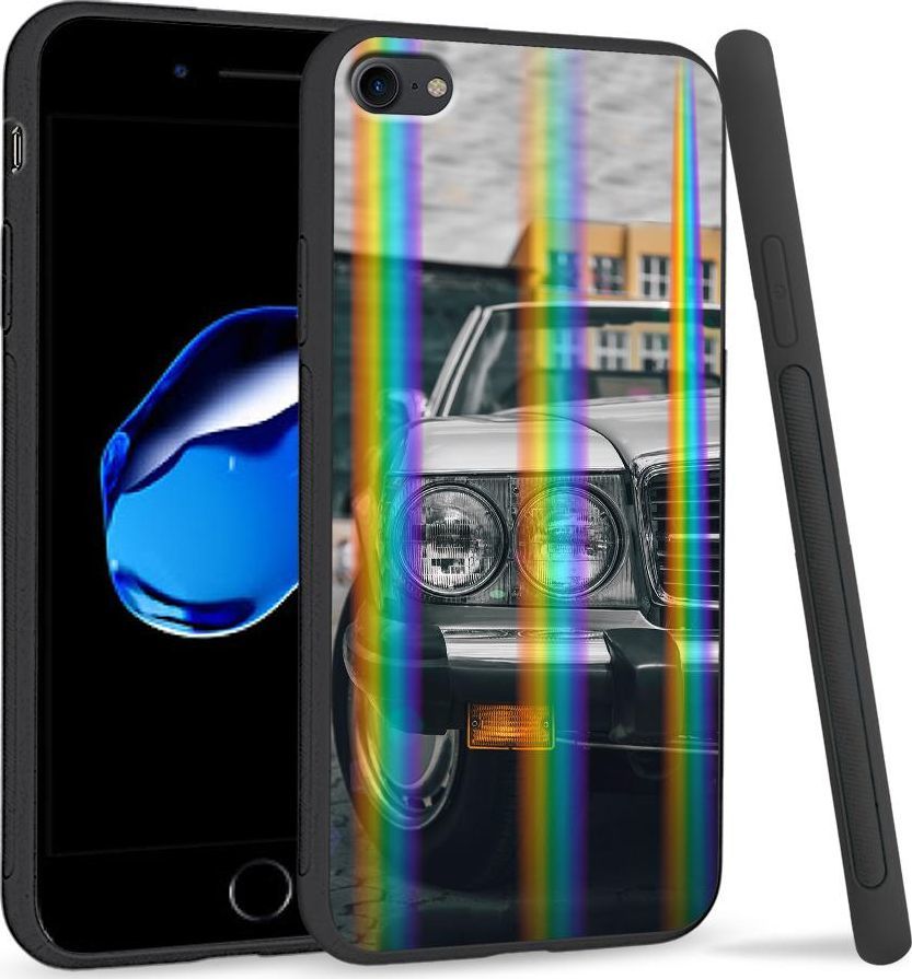 Super Fashion Etui Rainbow Series na Apple iPhone 7 Stary samochód 1