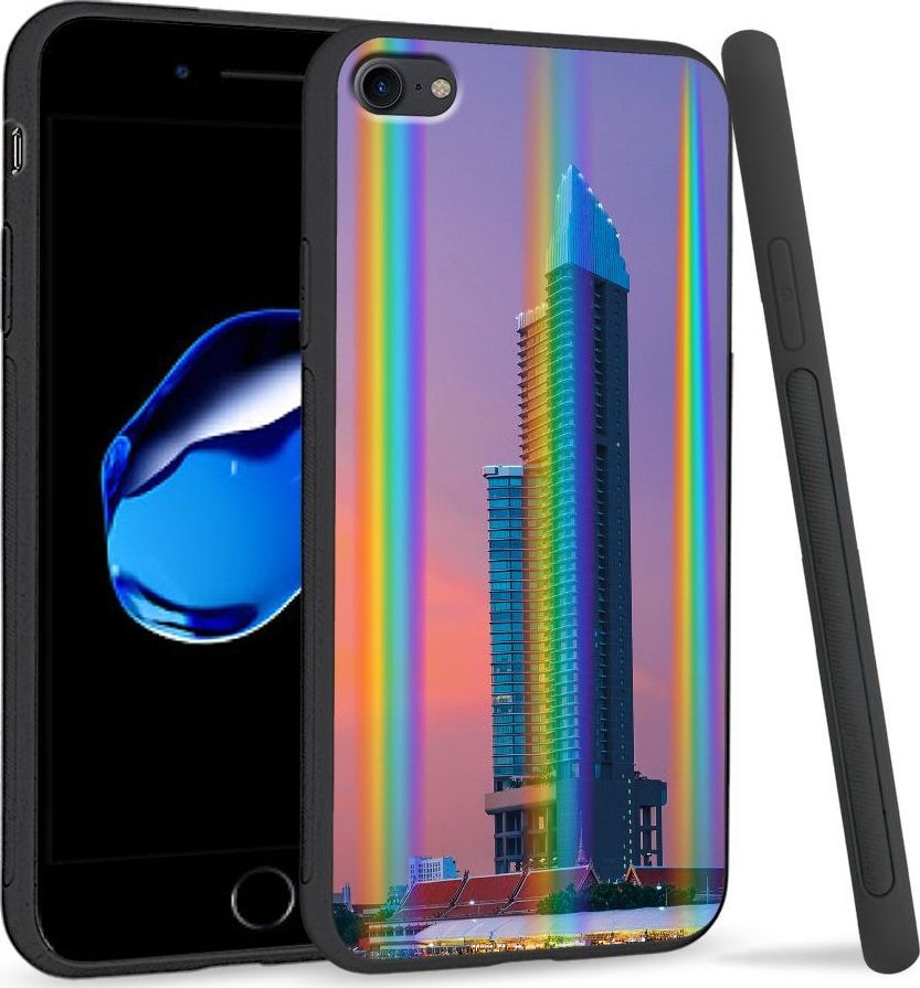 Super Fashion Etui Rainbow Series na Apple iPhone 7 Wierzowiec 1