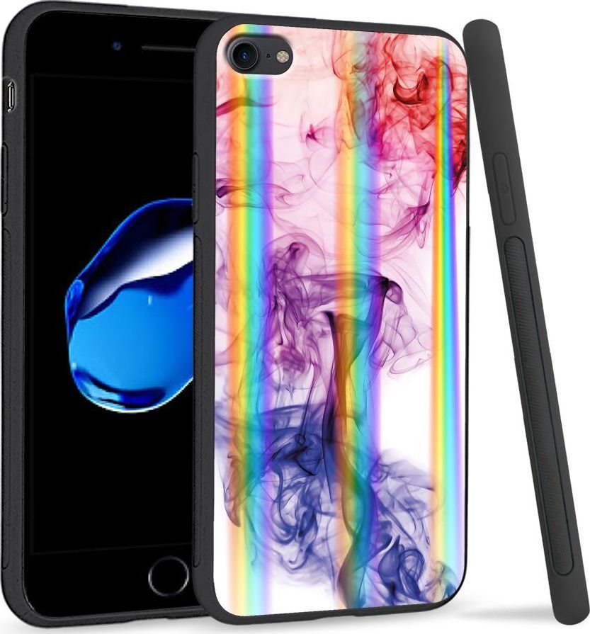 Super Fashion Etui Rainbow Series na Apple iPhone 7 Smoke abstract 1