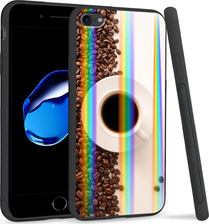 Super Fashion Etui Rainbow Series na Apple iPhone 7 Coffee Cup 1