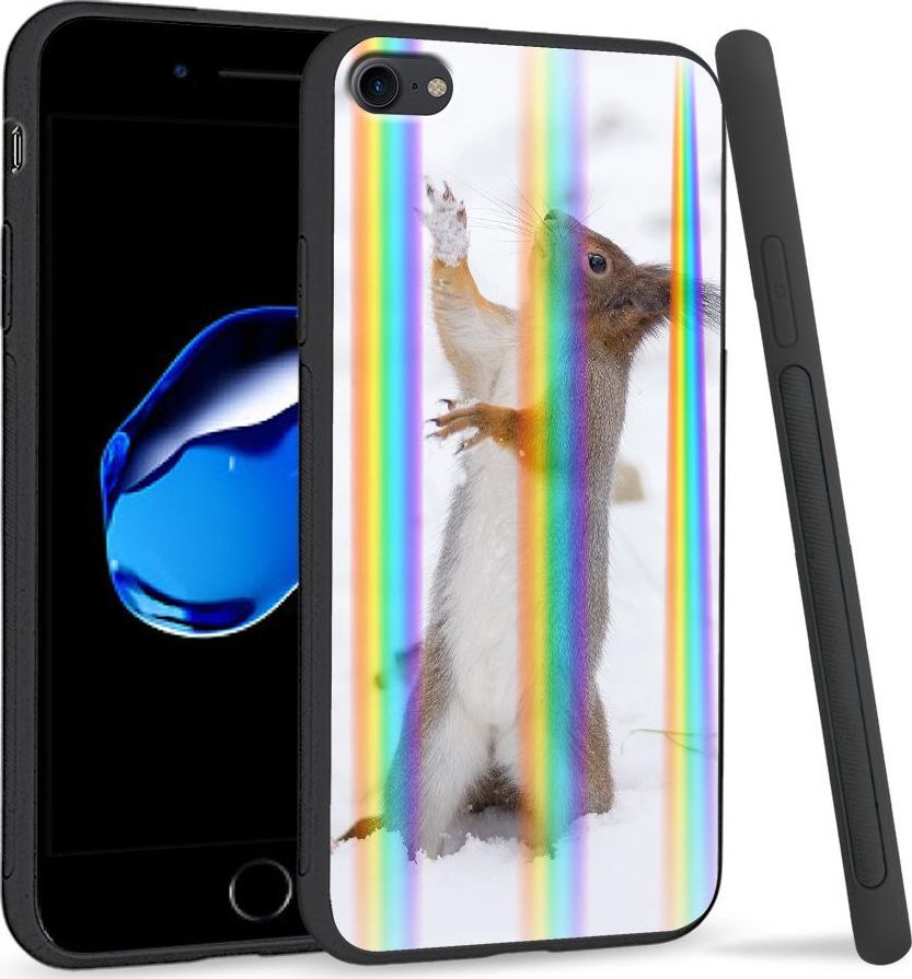 Super Fashion Etui Rainbow Series na Apple iPhone 7 Snow squirrel 1
