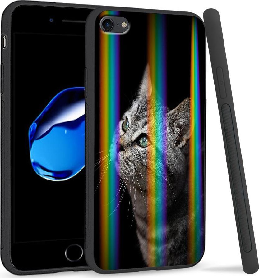 Super Fashion Etui Rainbow Series na Apple iPhone 7 My kitty friend 1