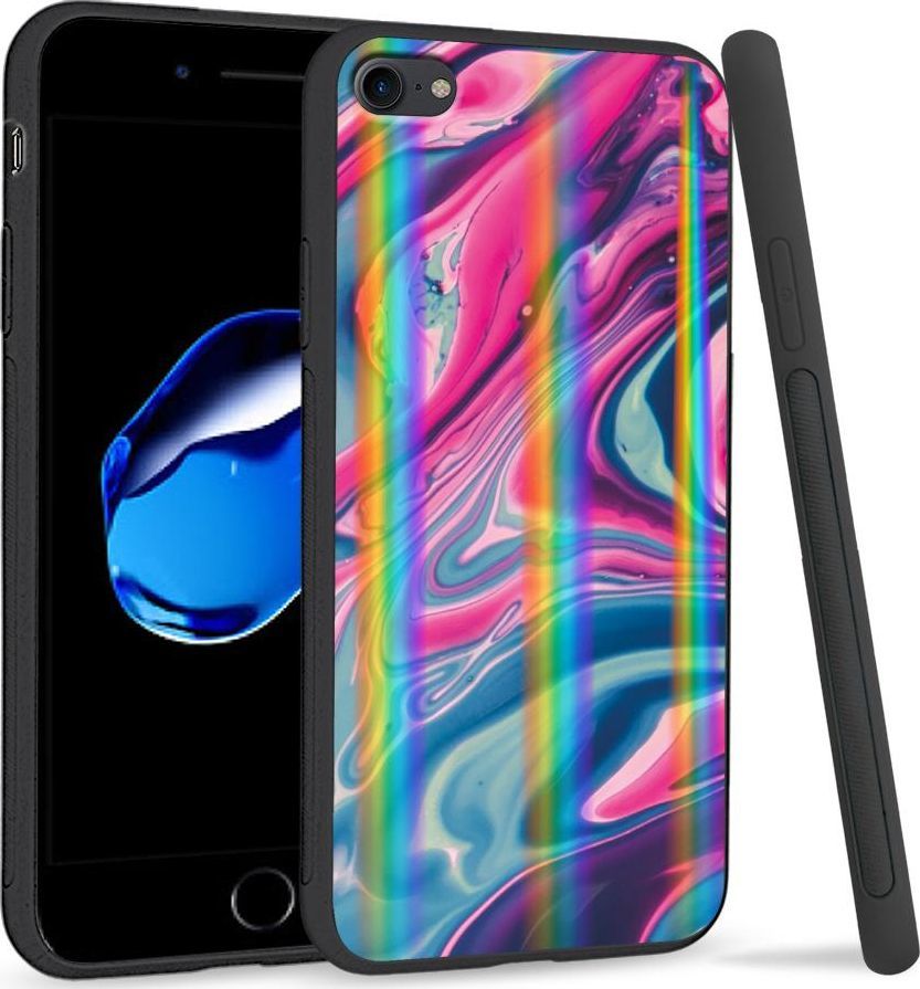 Super Fashion Etui Rainbow Series na Apple iPhone 7 Liquid Abstract 1