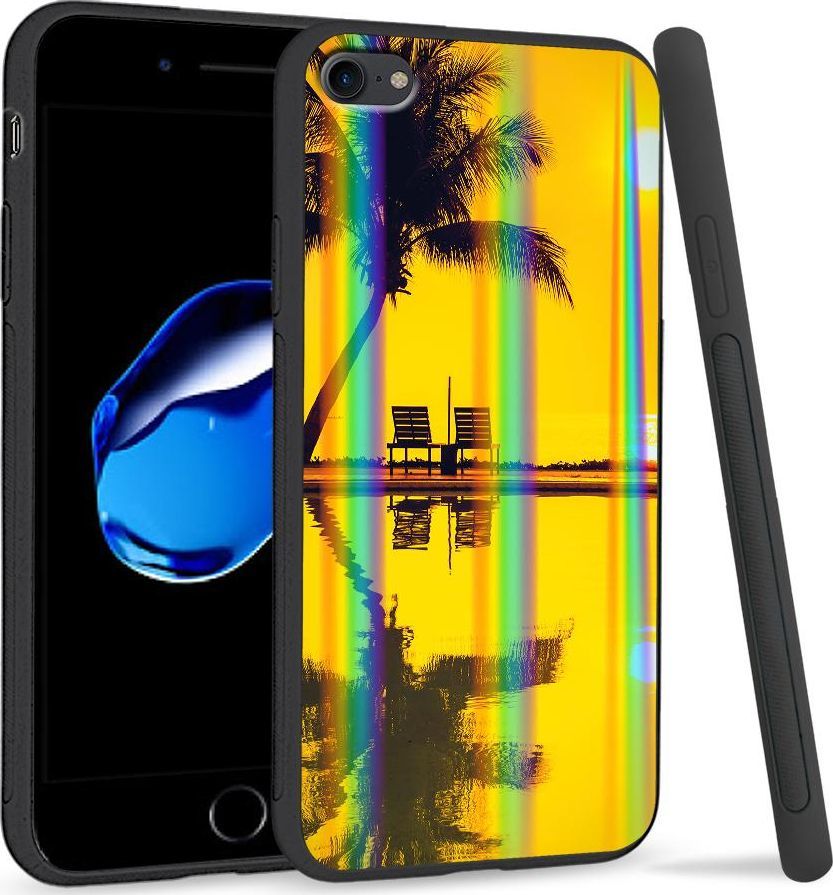 Super Fashion Etui Rainbow Series na Apple iPhone 7 Yellow sunset 1