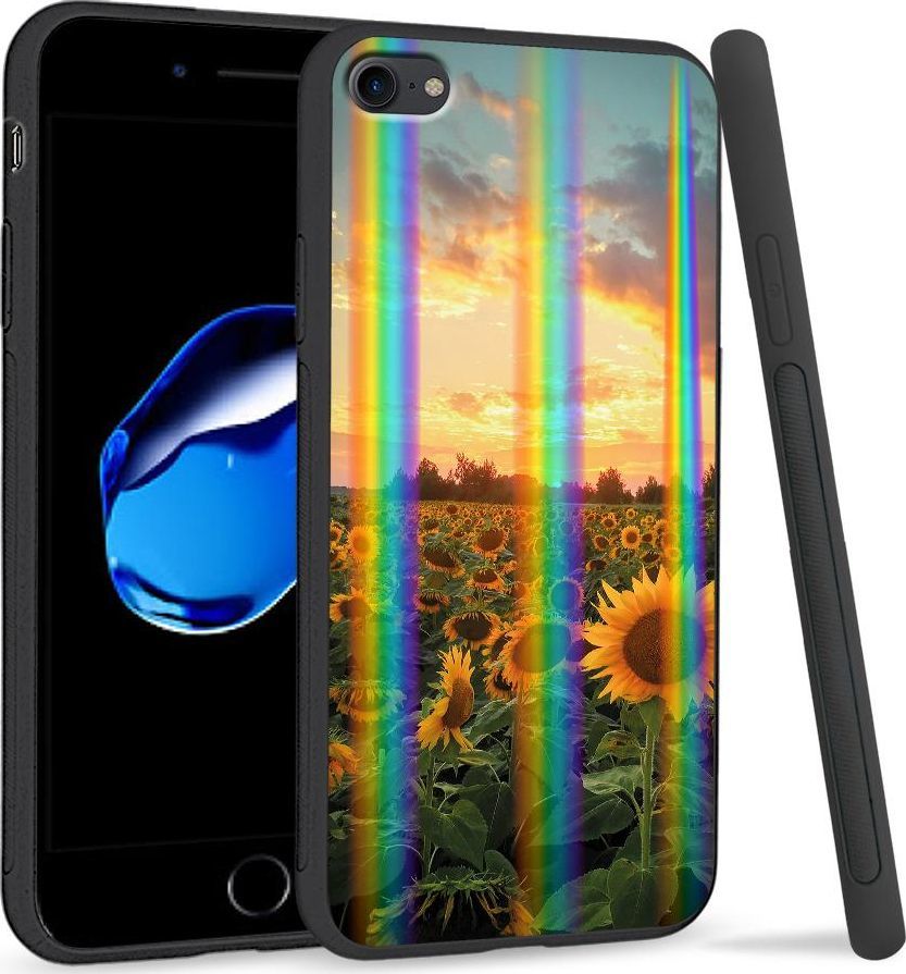 Super Fashion Etui Rainbow Series na Apple iPhone 7 Sunflower Garden 1